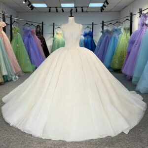 champagne quince dress 1542-05