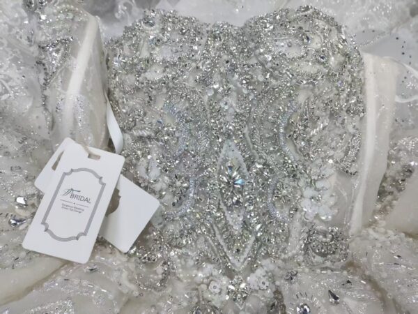 champange ball gown wedding dress 2224(7)