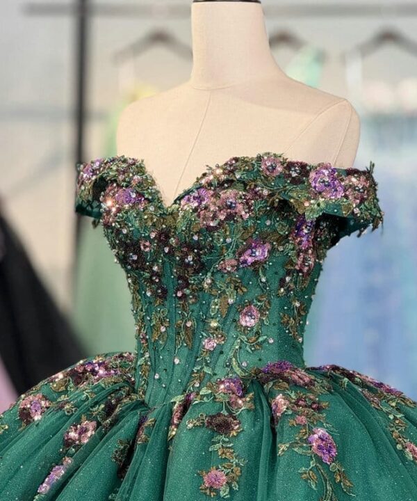 emerald green quince dress 1556-02