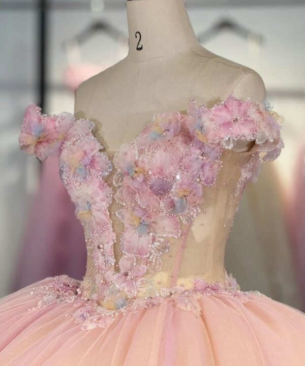 pink ball gown quinceanera dresses 1550-02