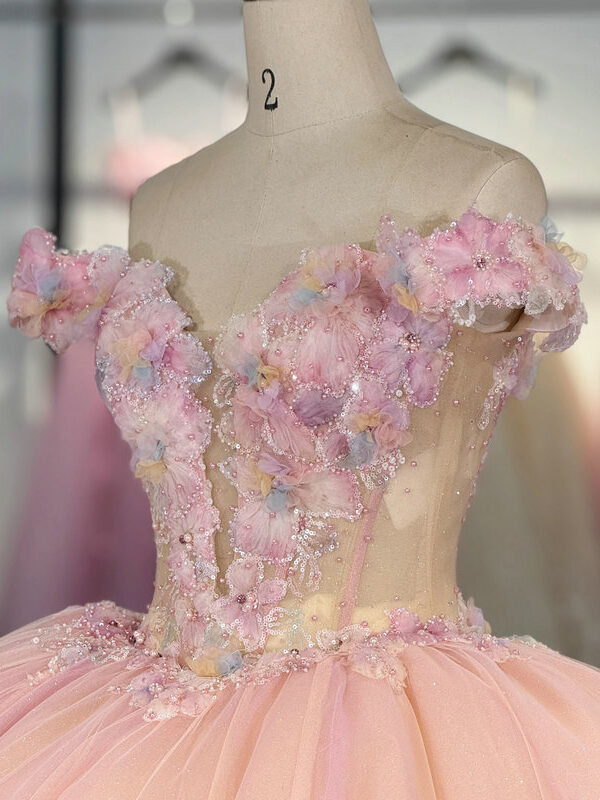 pink ball gown quinceanera dresses 1550-02