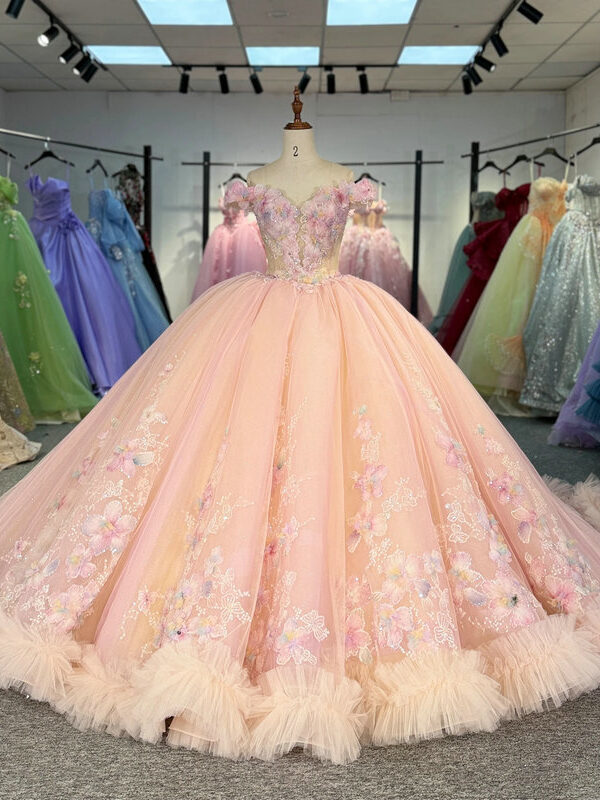 pink ball gown quinceanera dresses 1550-05