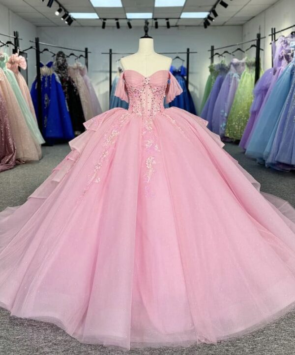 pink sweet 16 dress 1554-04