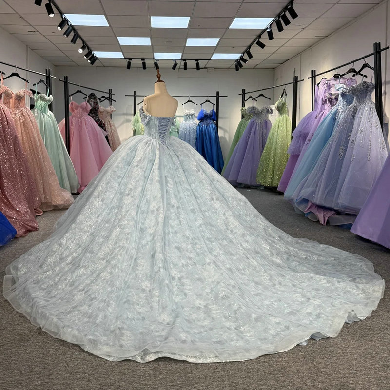 grey wedding dress 1572-04