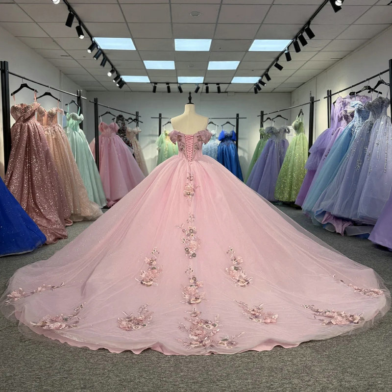 pink wedding gown 1575-06