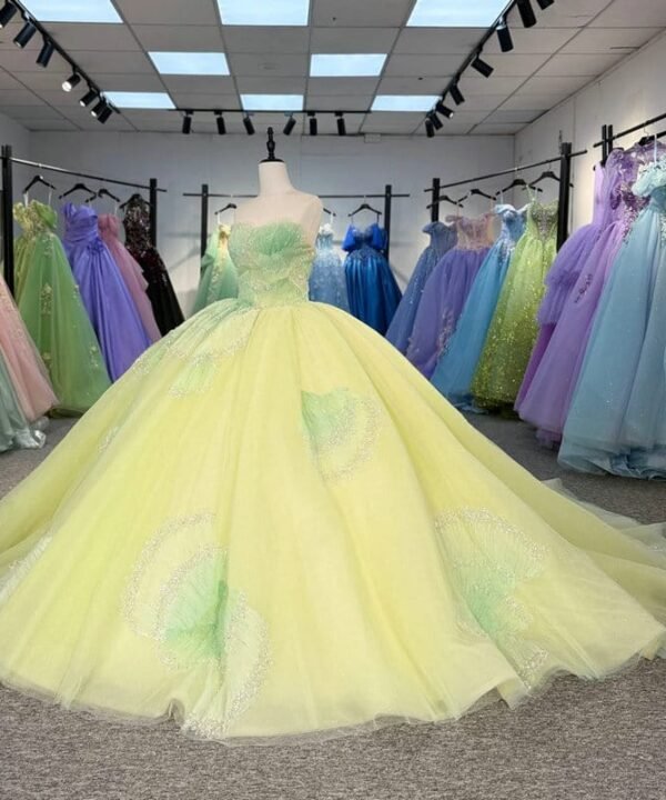 yellow quinceanera dresses 1568-04