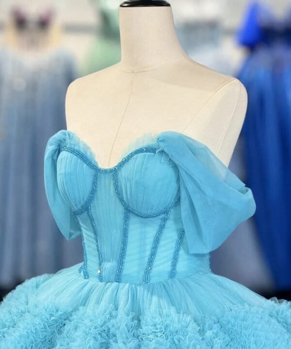 blue ball gown prom dress 1585-04