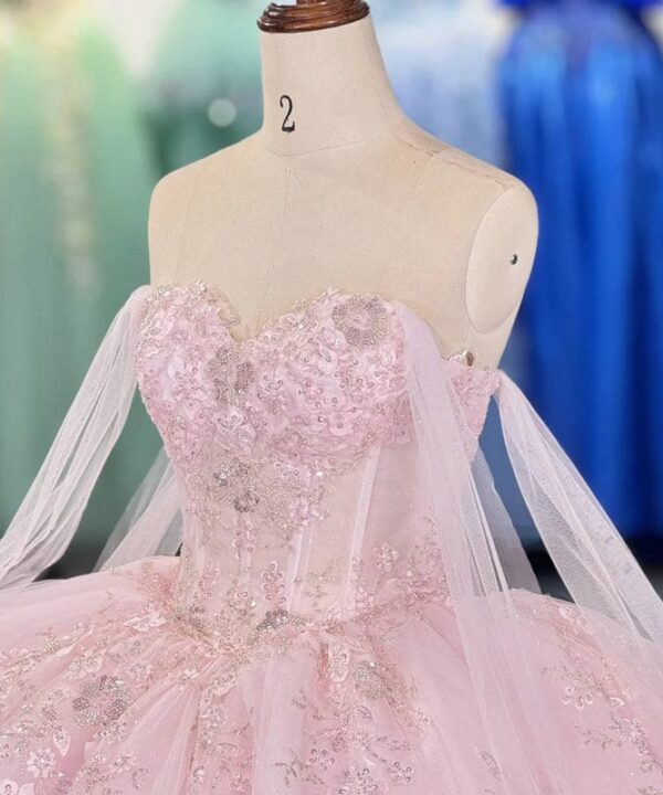 blush pink wedding dress 1584-01