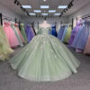 sage green quinceanera dress 1592-05