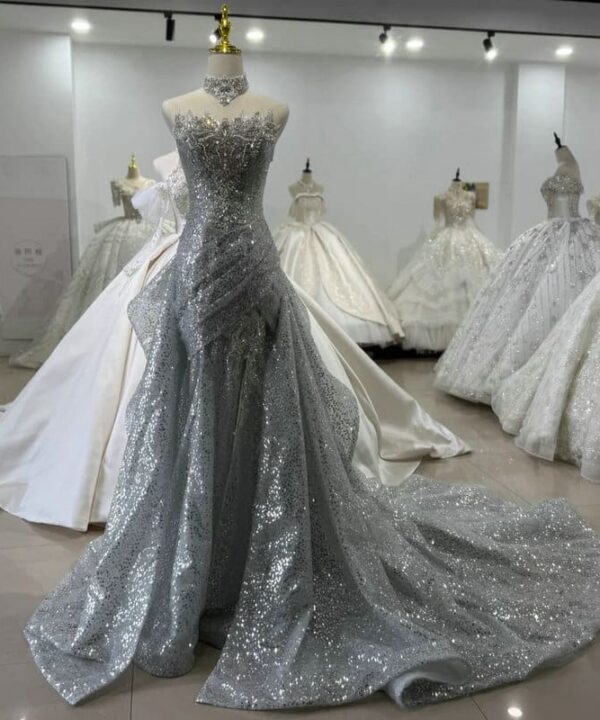 corset mermaid wedding dress 1607-01