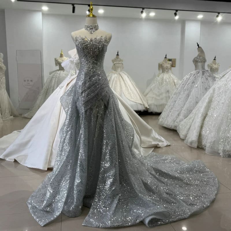 corset mermaid wedding dress 1607-01