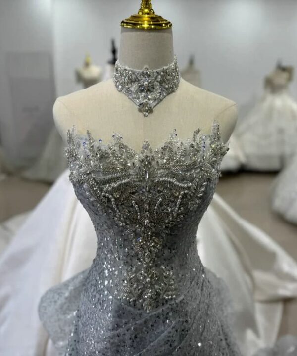 corset mermaid wedding dress 1607-02