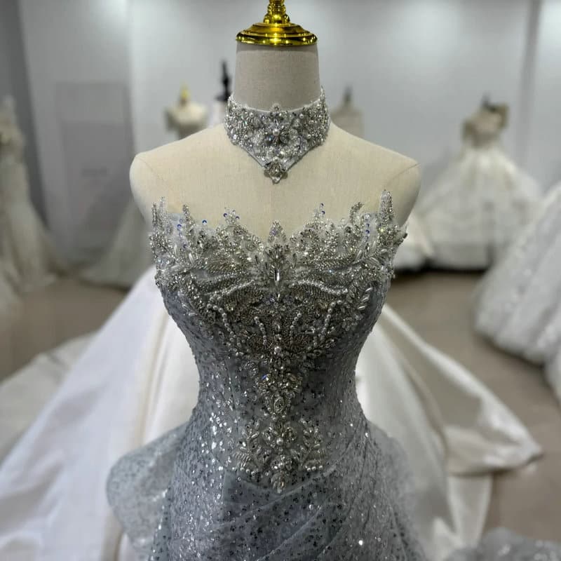 corset mermaid wedding dress 1607-02