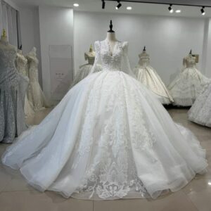 ivory wedding dress 1608-01