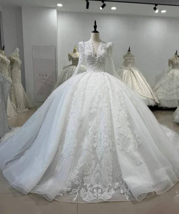 ivory wedding dress 1608-01