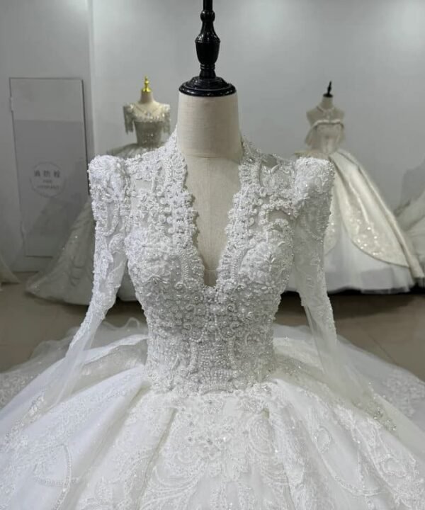 ivory wedding dress 1608-04