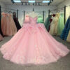 Pink wedding gown 1635-06