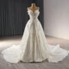 beaded mermaid wedding gown 1630-01