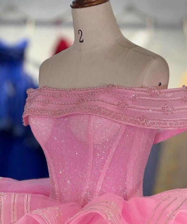 hot pink quinceanera dress 1636-05