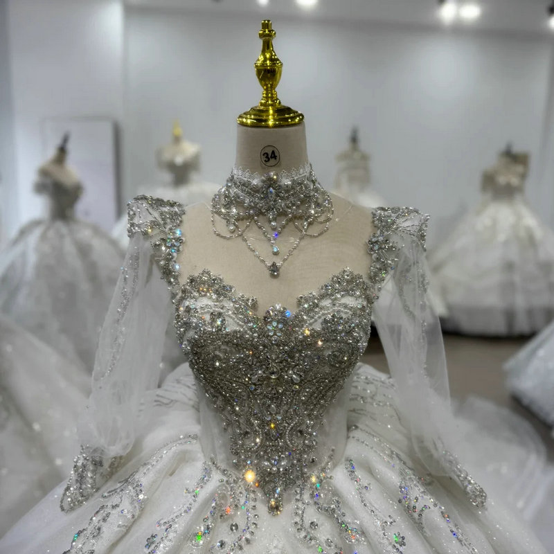 long sleeve wedding dresses 1627-03