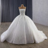 strapless ball gown wedding dress 1616-01