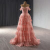 dusty pink evening dress 1669-6