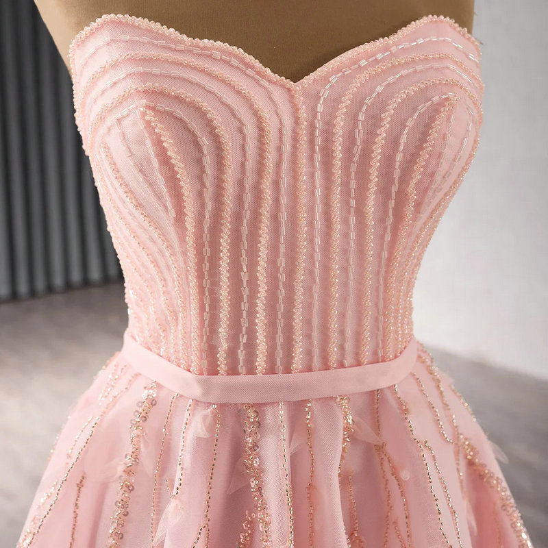 elegant pink dresses for wedding guests 1661-2