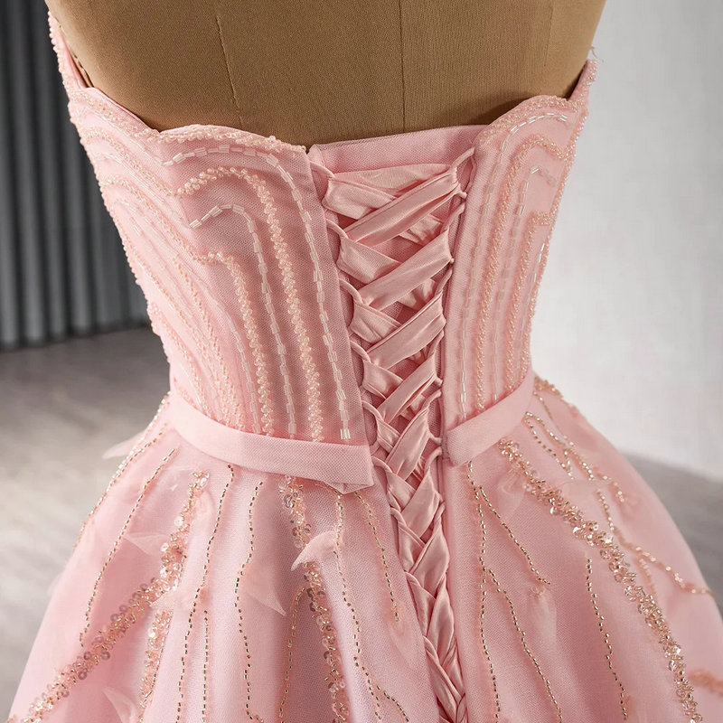 elegant pink dresses for wedding guests 1661-3