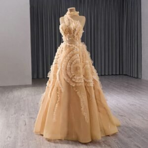 gold prom dress 167601