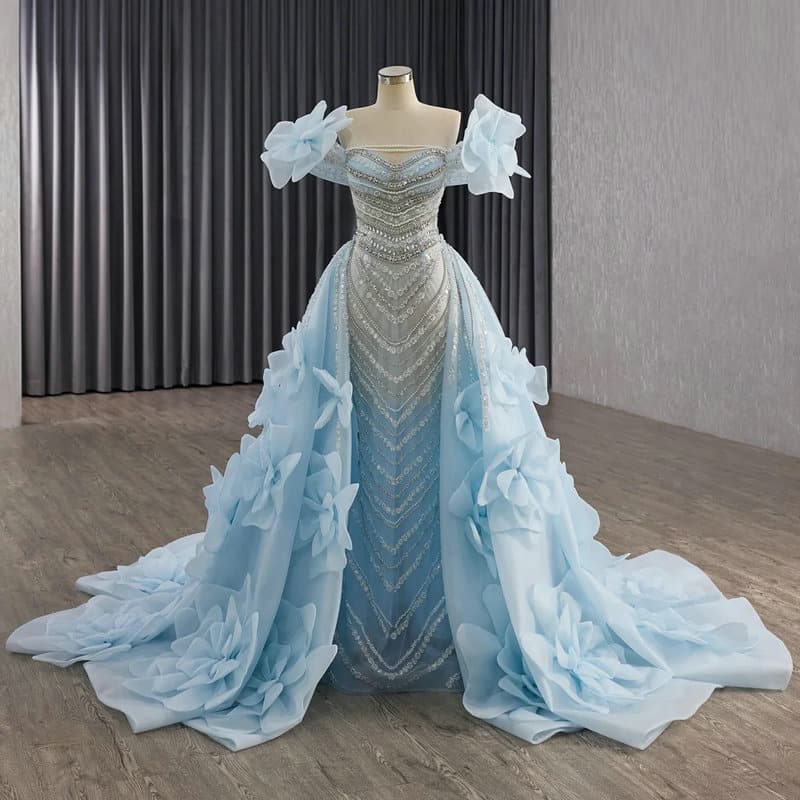 light blue evening gown 1637-1