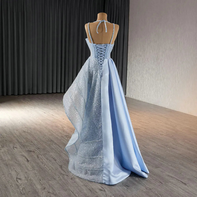 light blue evening gown 1667-5