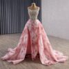 pink evening dress 1641-1