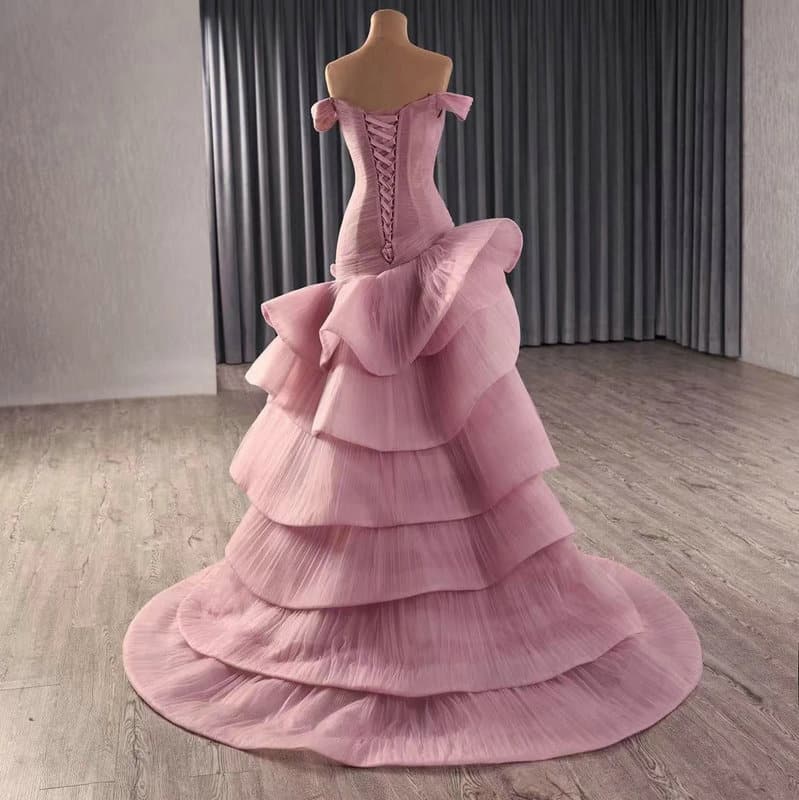 pink wedding guest dress 1642-1