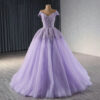 purple ball gown prom dresses 1671-6