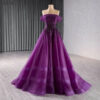 purple wedding guest dress 1660-6