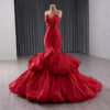 red mermaid prom dress 1655-5