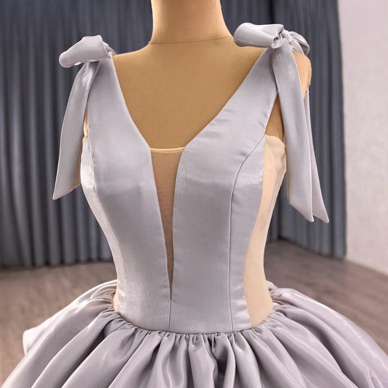 silver evening dress 1645-2