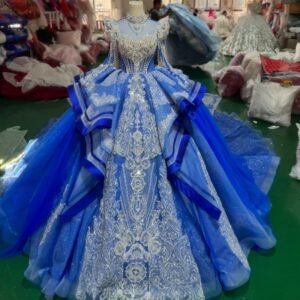 blue wedding gown 1710-05