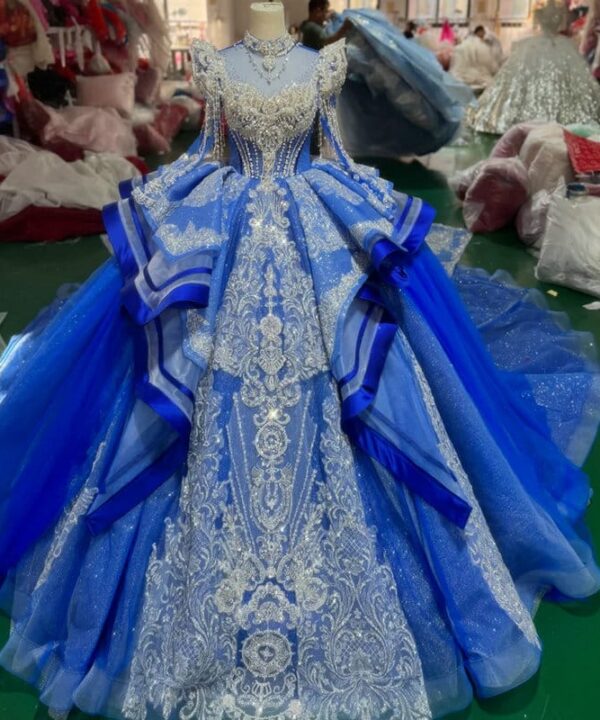 blue wedding gown 1710-05