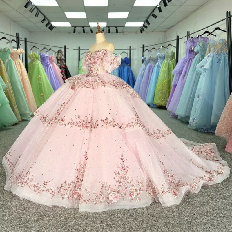 blush pink quinceanera dresses 1705-05