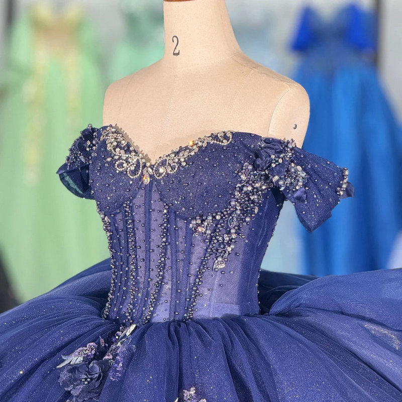dark blue quinceanera dresses 1693-03