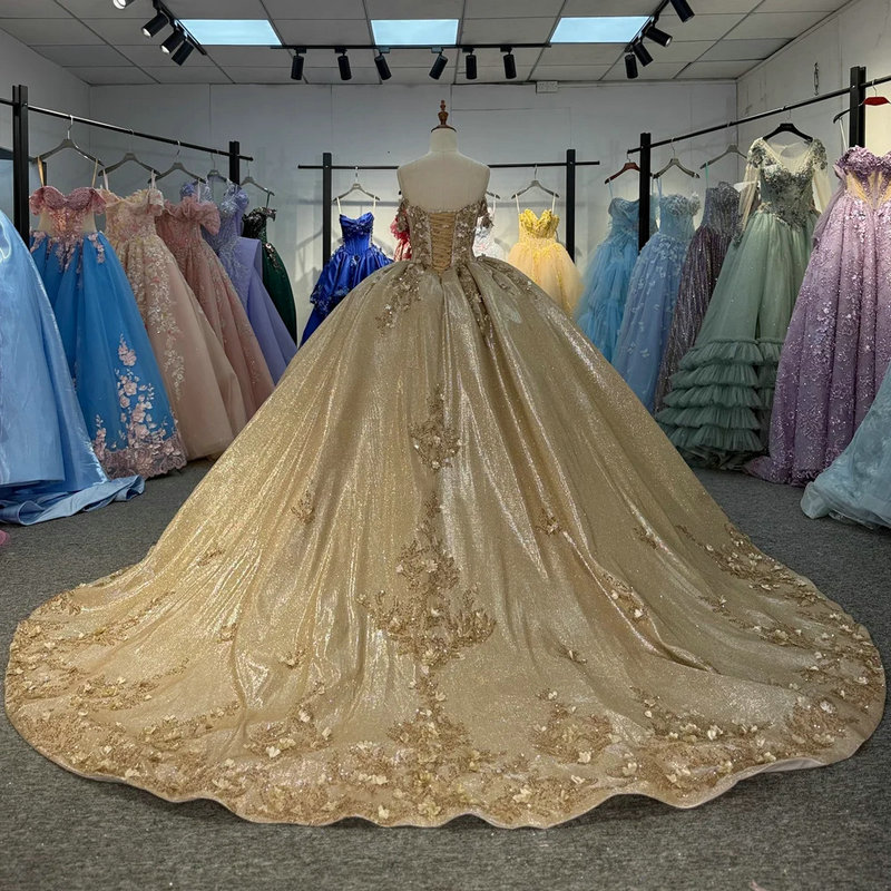 gold quince dress 1637-03