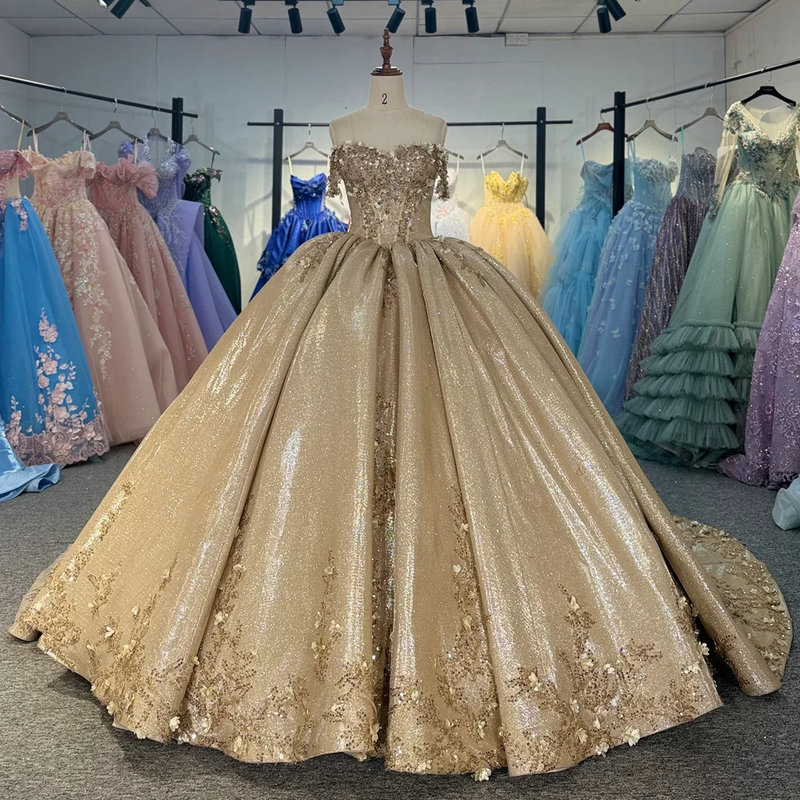 gold quince dress 1637-06