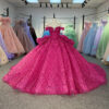 hot pink quinceanera dresses 1703-01