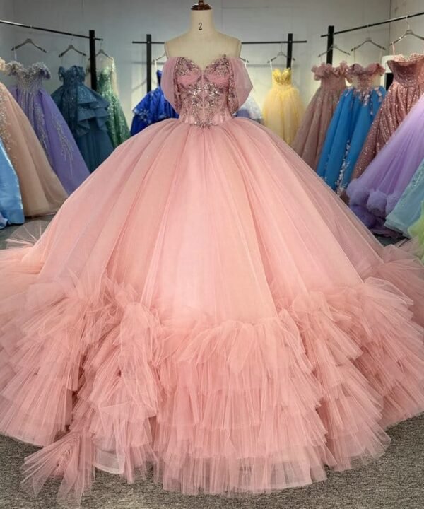 pink princess gown 1689-03