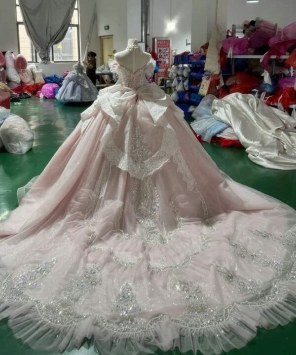 pink sweet sixteen dresses 1709-03