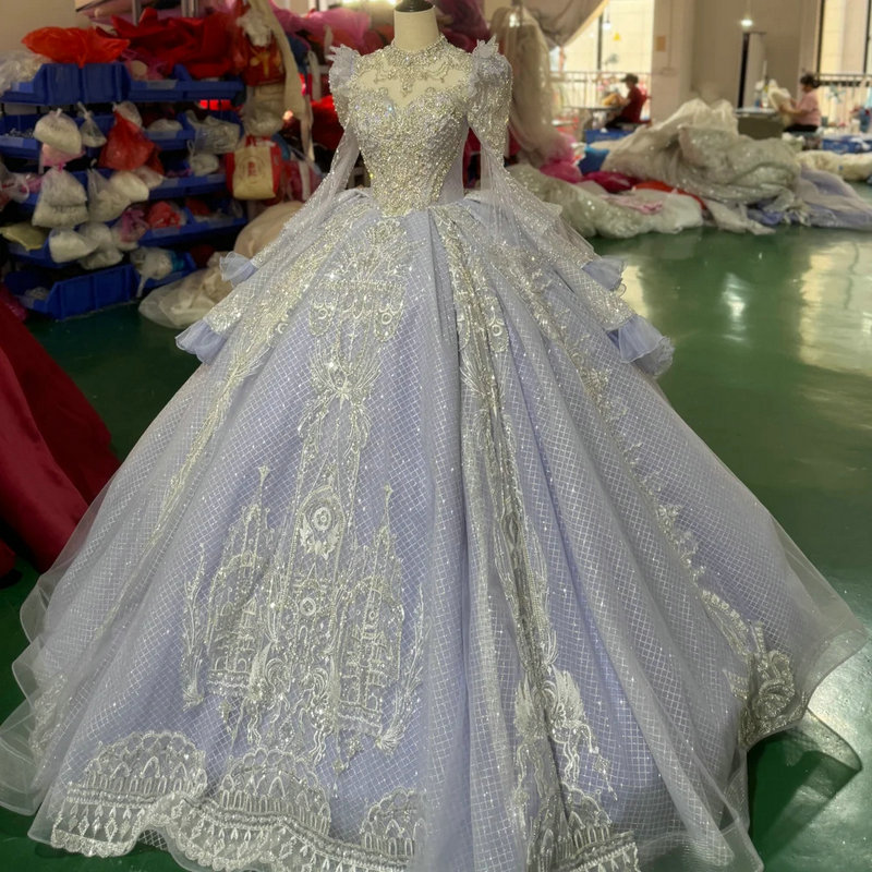 purple wedding dress 1695-03