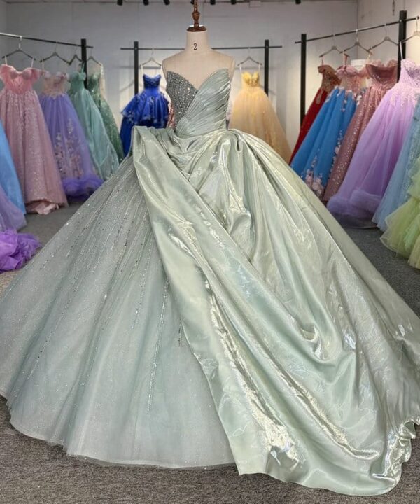 sage green wedding dress 1700-01