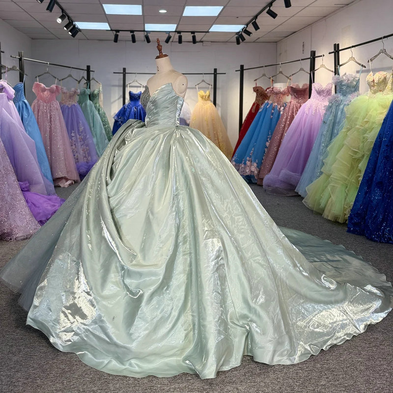 sage green wedding dress 1700-06