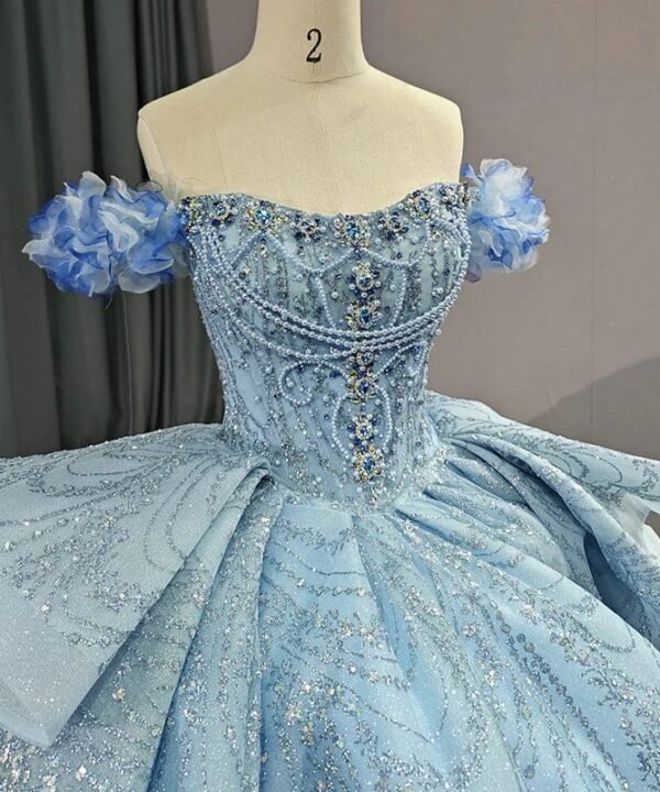 sky blue quinceanera dresses 1702-03